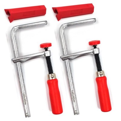 (2 Pack) Quick Screw Guide Rail Clamp for MFT and Guide Rail System, 6-1/3'' C...