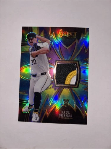 2024 Panini Select Sparks Paul Skenes #SPK-PS Tie-Dye Prizm /25 (MEM, RC)