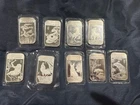 9 X 1 oz Silver APMEX 2012-2020 Lunar Calendar Bundle Dragon, Snake, Horse, Ram