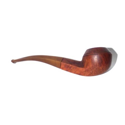 Vintage Wooden Smoking Pipe MAT 76 B Bakelite Mouthpiece 14 cm Collectible