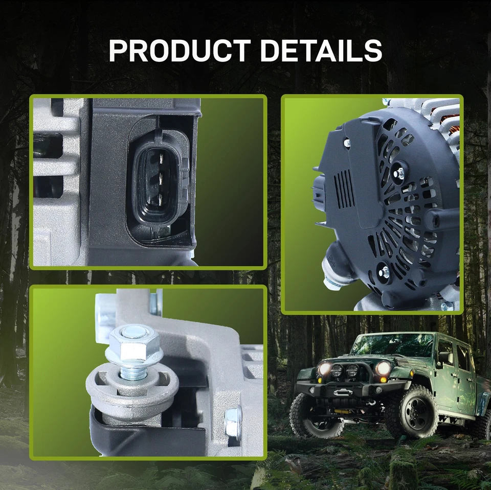 New Alternator For Suzuki Equator 09-12 Infiniti QX56 08-10 Frontier 08-19 11256 Foto 2 de 4