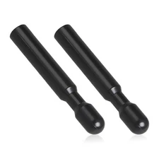 Black Door Lock Knobs Pins Studs Pair for 1989-1999 Ford Taurus FODZ-5421850-A