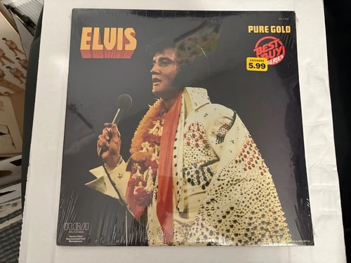 elvis presley lp pure gold ayl1-3732e sealed