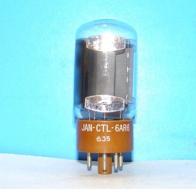 JAN 6AR6 Tung-Sol radio audio amplifier vintage electron vacuum tube valve 6AR6