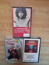 VTG Cassette Tapes Lot Of 3  Rock Twisted Sister Boston And The Doors