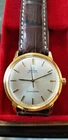 vintage omega seamaster Cal 710 reference 165007 18 k gold watch