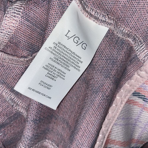 CABI Womens Playdate Crop Jacket Size L Pink Plaid Style# 6257 Tailored - Picture 12 of 12