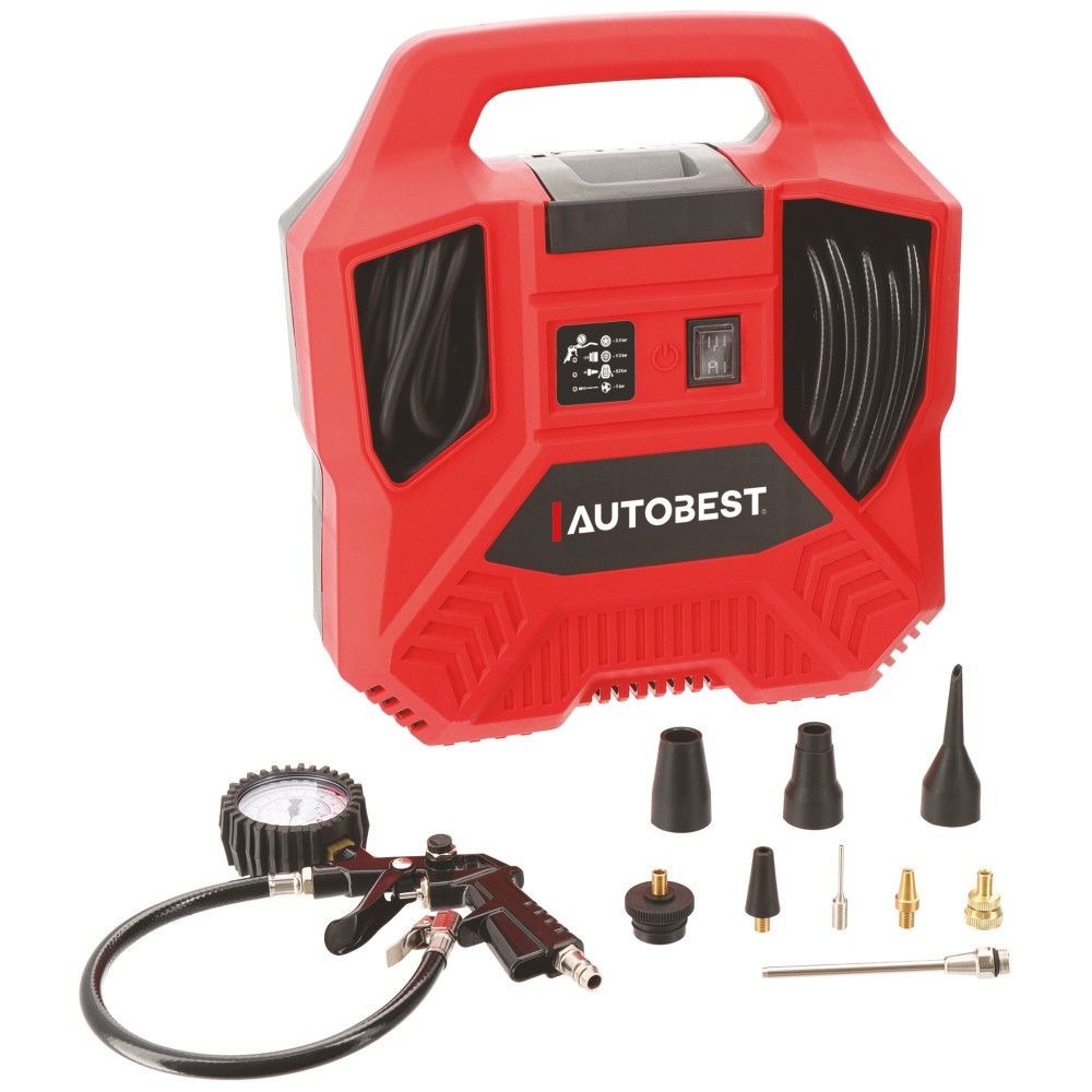 Compresseur à air portable 230V contre la perte de pression des pneus de vélo et moto
