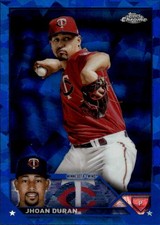 2023 Topps Chrome Sapphire Edition Jhoan Duran #218 Minnesota Twins 3H