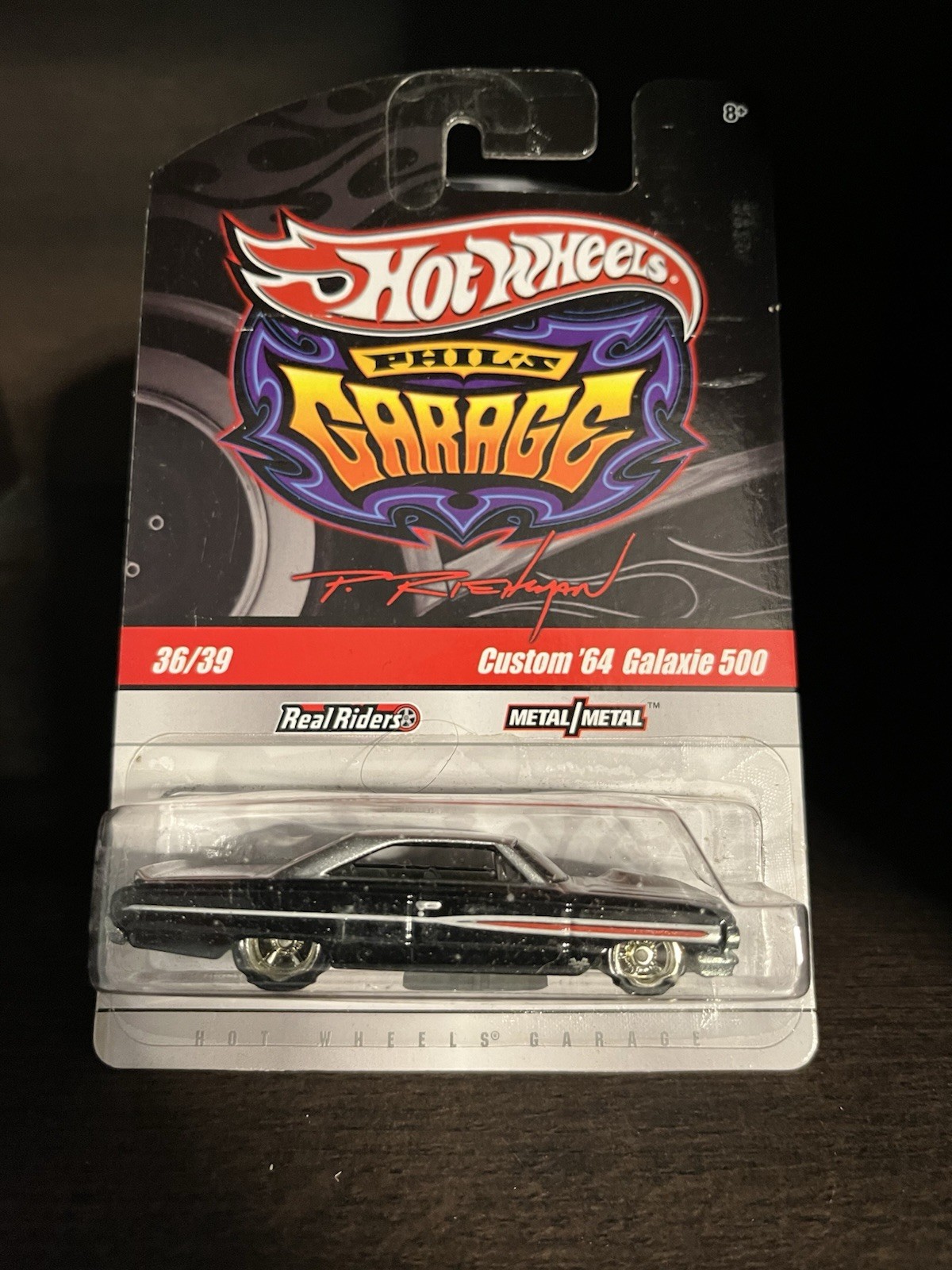 Hot Wheels Phil's Garage (2009) Red Custom '64 Galaxie 500 36/39 (Corner, Dirty)