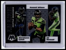 2020 Panini Mosaic #FF15 Metcalf / Lynch / Wilson Flea Flicker