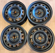 Set Of 4 14 Honda Civic Factory Oem Black Steel Wheels Rims 14x5.5 2001-2005