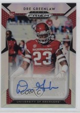 2019 Panini Prizm Draft Picks Silver Dre Greenlaw #221 Auto 1q03