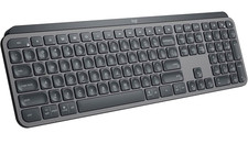 Logitech MX Keys Advanced Full-Size Wireless Bluetooth Scissor Keyboard - Black