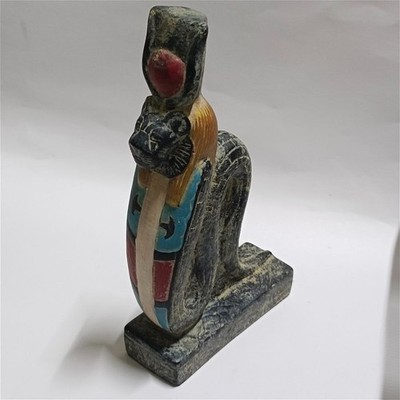 Rare ancient Egyptian pharaonic statue of Sekhmet - Handcrafted Antique Artifact