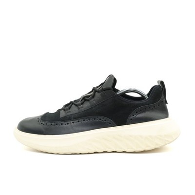 Cole Haan Herren Sneaker EU 44 Grand360 Schwarz/Weiß Leder Brogue-Akzente Grand