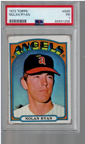 #595   NOLAN  RYAN  1972  topps  PSA  1