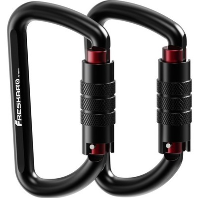 Schwerlast Karabiner 12kN Aluminium Autoverriegelung Hängematte Camping