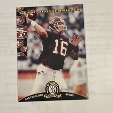 1997 Score Board # 50 JIM DRUCKENMILLER Rookie Football Card. rookie card picture