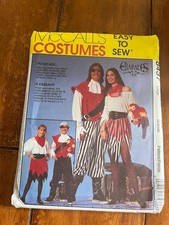 PIRATE,SEA WENCH COSTUMES MCCALL'S 8437 SIZE LARGE 38,40