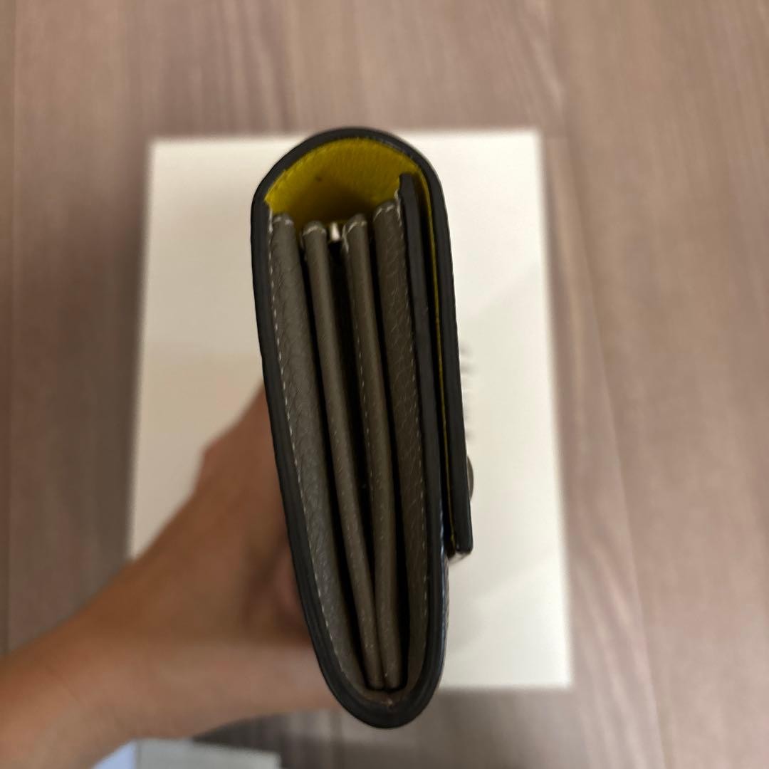 CELINE Large Flap Multi function Long Wallet From… - image 7