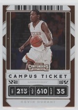 2020 Panini Contenders Draft Picks Variation Campus Ticket Kevin Durant #5 s7f