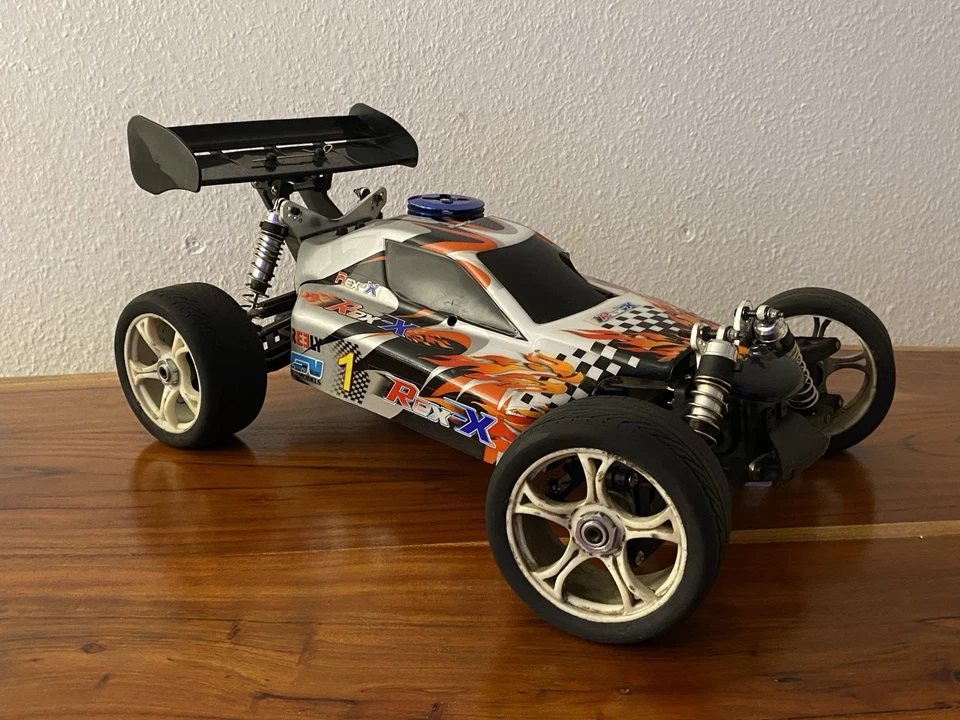 Rc Reely Rex X 1:8 Nitro Verbrenner Buggy Rc 1:8 Buggy Rex X Rc Car - Bild 3 von 4