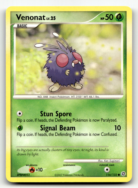 Venonat 116/132 Normal Common Secret Wonders LP