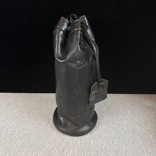 Vintage Camera Lens Bag Black Drawstring Pouch Soft Padded Drawstring Korea