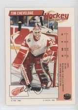 1992-93 Panini Album Stickers Tim Cheveldae #111 e6j