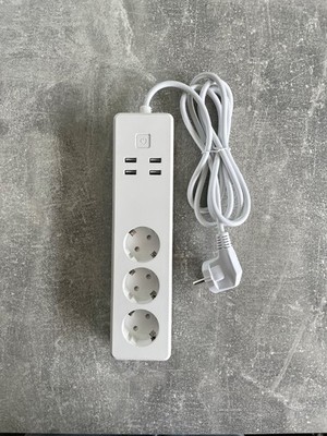 Meross Smart Mehrfachsteckdose 3 AC + 4 USB, WLAN, Alexa/Google kompatibel