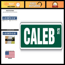 Personalized Children's Room Sign - Custom Name Street Sign Indoor/Outdoor 3