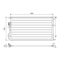 Kondensator Klimaanlage Valeo 822614 FüR Hyundai Kia Tucson Sportage IV