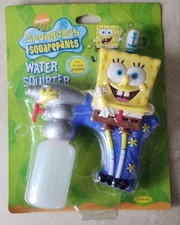 RARE NOS NEW SEALED 2002 LITTLE KIDS VIACOM SPONGEBOB SQUAREPANTS WATER SQUIRTER