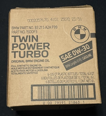 #ad BMW 0w 30 Engine Oil Case Of 6 Bottles $45.00