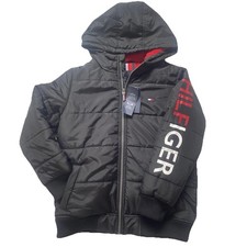 NWT Tommy Hilfiger Boys Kids Youth Fleece Lining Winter Jacket size M 10/12 