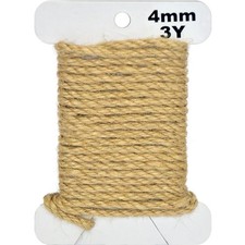 Jute Twine 3Yards Long Twine String for Crafts Gift Wrapping Packing Gardenin...