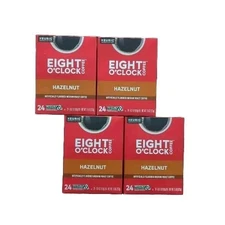Eight O'Clock Hazelnut Coffee K-Cups, 96/Box FREE SHIPPING  exp 8/2025