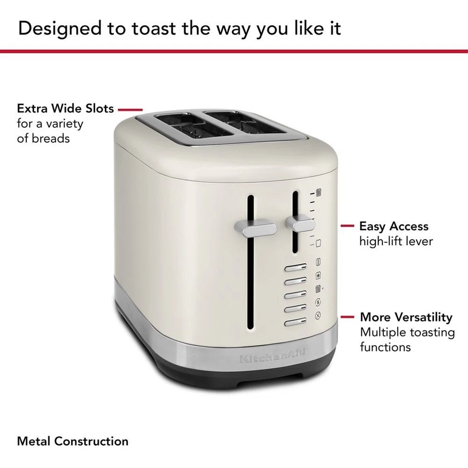 Kitchenaid Tostadora 2 Rebanadas KMT2109SX Foto 2 de 4