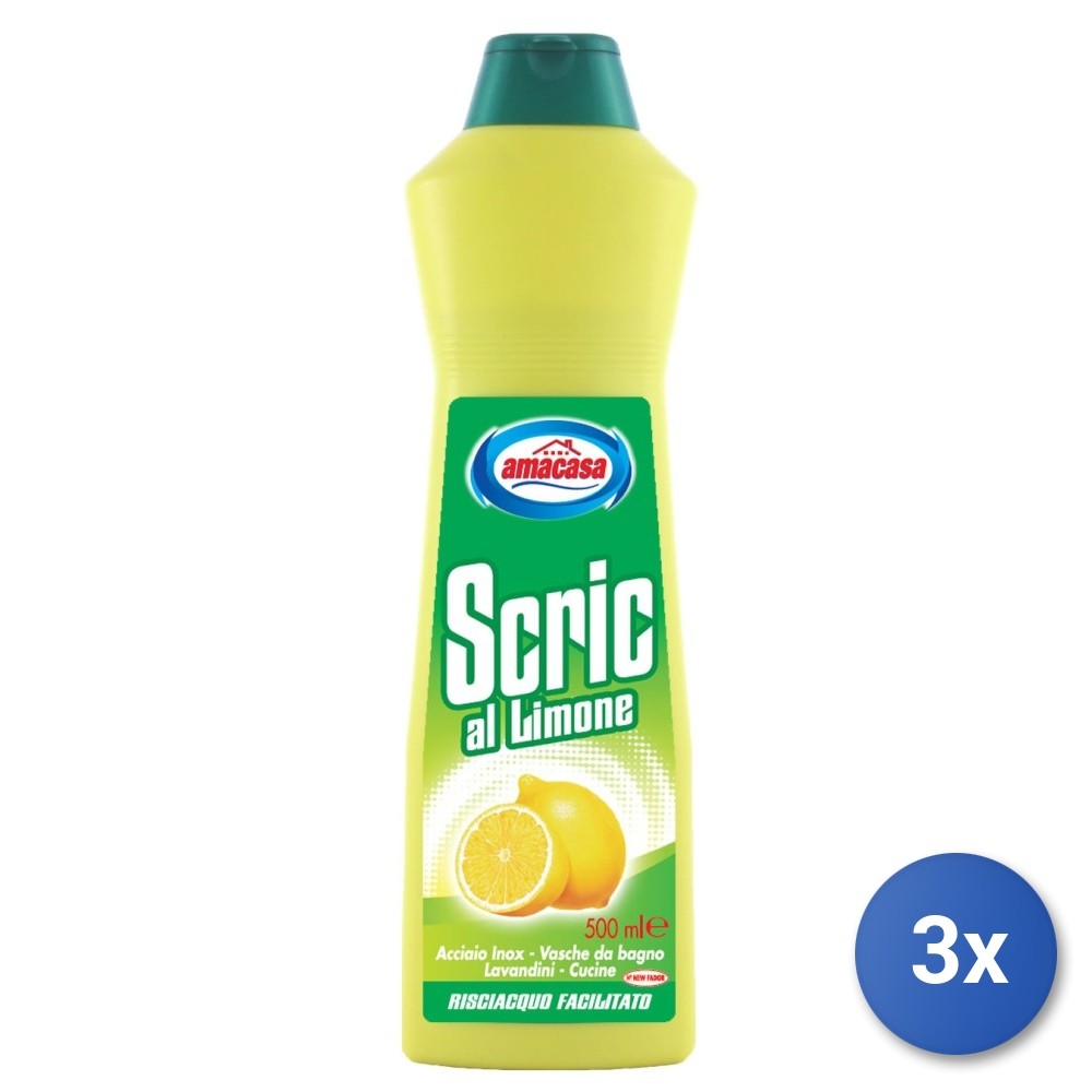 3X Amacasa Cream 500 ML Lemon