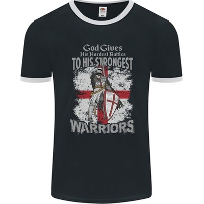 St George Warriors Herren Ringel T-Shirt Fruit of the Loom FotL