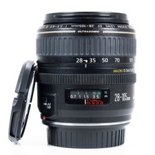 Canon EF 28-105mm f/3.5-4.5 II USM Lens Clean Optics w/ Front & Rear Caps