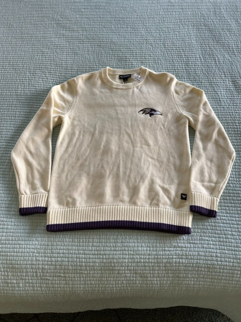 The Wild Collective OS Unisex Baltimore Ravens Jacquard Knit