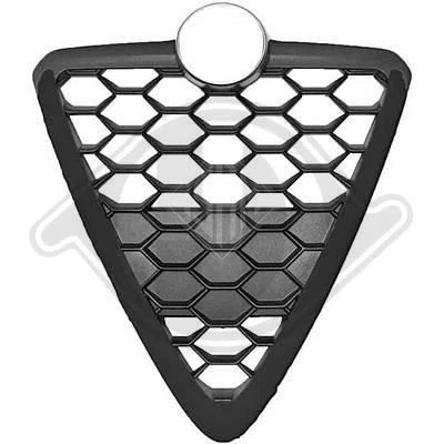 DIEDERICHS 3042241 Rejilla delantera para ALFA ROMEO GIULIETTA (940) antracita - Imagen 4 de 4