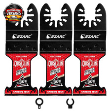 EZARC Obsidian Tialn Hartmetall Multitool S&auml;gebl&auml;tter Metall, 3Er-Pack
