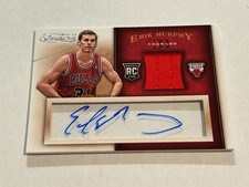 2013-14 Timeless Treasures Erik Murphy Acetate Rookie Patch Auto E1