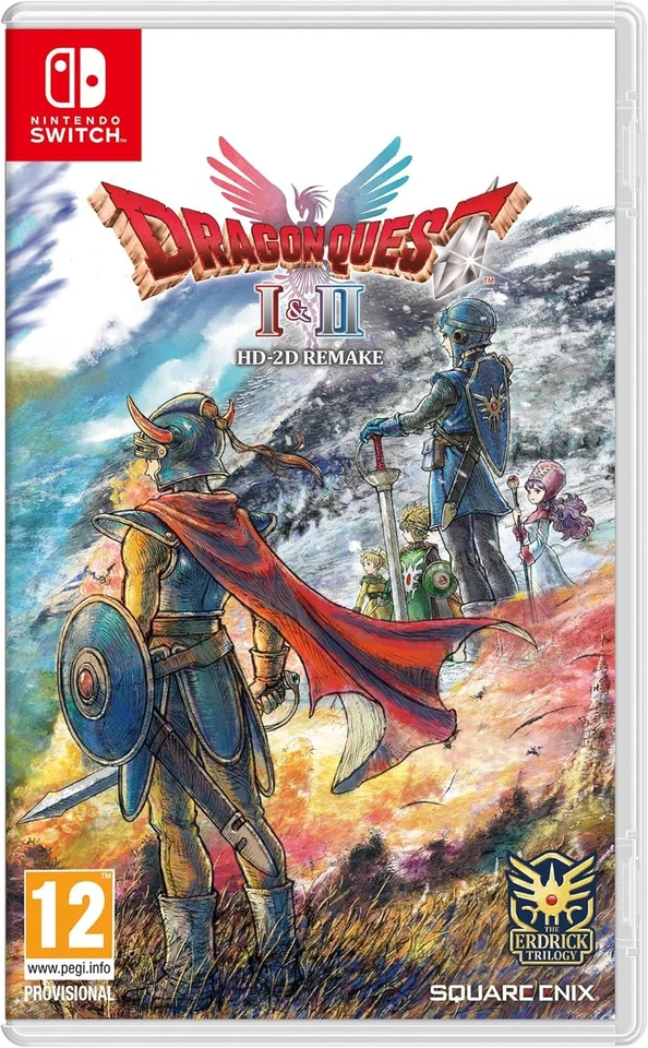 Dragon Quest 1 2 Remake Nintendo Switch NEW SEALED HD 2D I II Remaster Fast