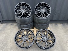 20" AUDI A7 S7 RS7 2010-2026 VELOCITY VF11 FLOW FORM GLOSS BLACK + TYRES