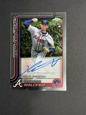 2025 Topps Chrome Update Hurston Waldrep Rookie Debut Auto RC Braves