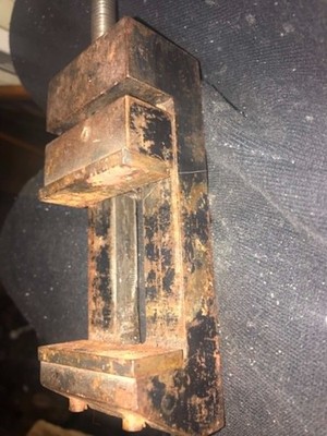 Kleiner Tischschraubstock Mini zwei Zoll Backe. 